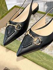 Gucci Erin GG Canvas Slingback Flats black - 4