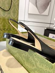 Gucci Erin GG Canvas Slingback Flats black - 3
