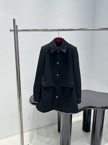 Gucci Wool coat with Horsebit 
