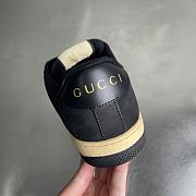 Gucci crystal Screener sneaker in black velvet - 4