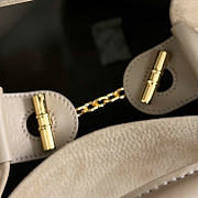 Loro Piana Large Bale bag Calfskin Taupe/Sun Gold 36x28x22cm - 5