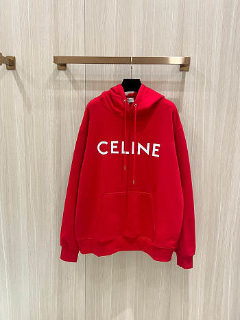 Celine Red Hoodie