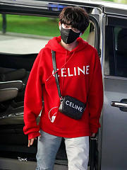 Celine Red Hoodie - 4