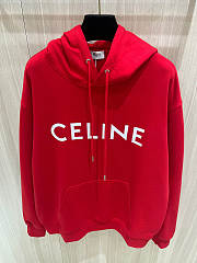 Celine Red Hoodie - 2