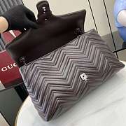 Gucci GG Marmont large shoulder bag dark brown 37.5x21x9cm - 3