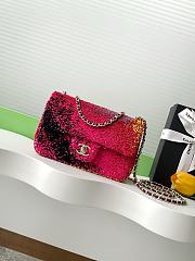 Chanel Flap Bag Sequins Multicolor 21cm - 1