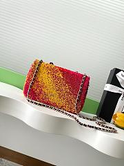 Chanel Flap Bag Sequins Multicolor 21cm - 4