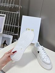 Dior Star Platform Sneaker White Calfskin and Suede - 4