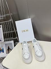 Dior Star Platform Sneaker White Calfskin and Suede - 3