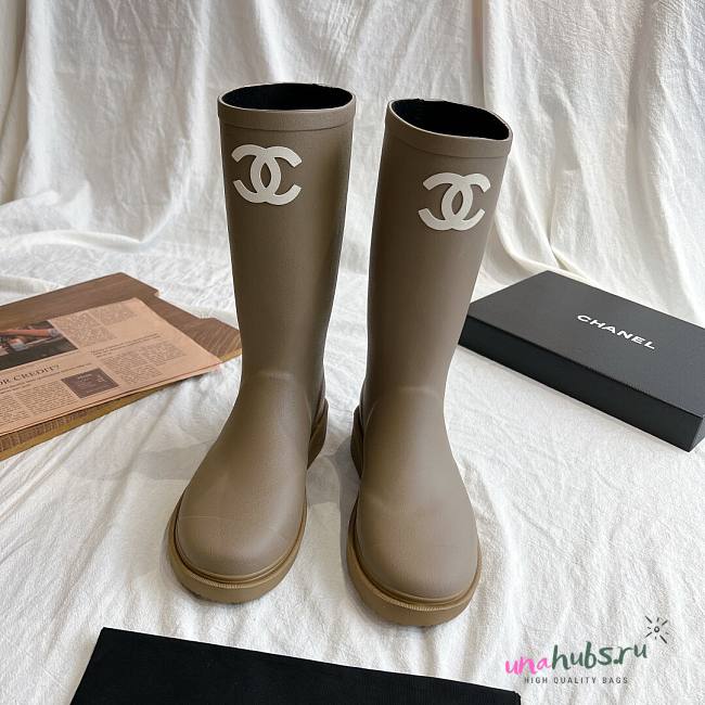 Chanel Green Boot - 1