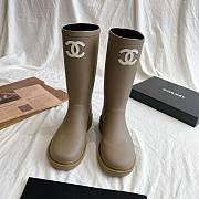 Chanel Green Boot - 1