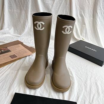 Chanel Green Boot