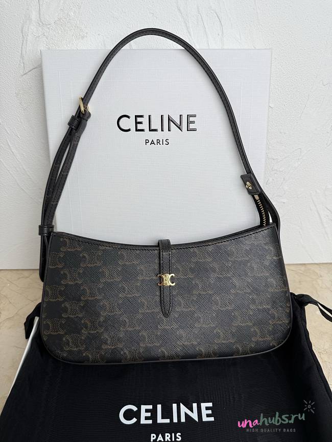 Celine Tina Shoulder Bag Canvas 25x11.5x2.5cm - 1