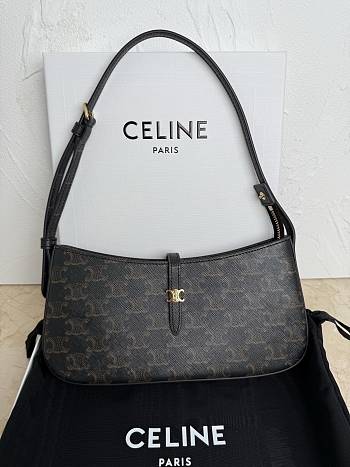 Celine Tina Shoulder Bag Canvas 25x11.5x2.5cm