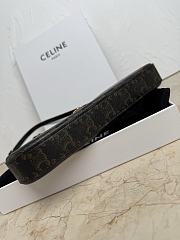 Celine Tina Shoulder Bag Canvas 25x11.5x2.5cm - 4