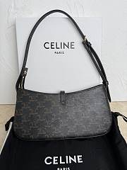 Celine Tina Shoulder Bag Canvas 25x11.5x2.5cm - 3