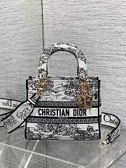 Christian Dior Lady D-Lite Toile de Jouy black white 24x11x20cm - 1