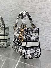 Christian Dior Lady D-Lite Toile de Jouy black white 24x11x20cm - 4