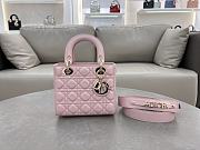 Dior Small Lady Bag Pink Gold 20cm - 1