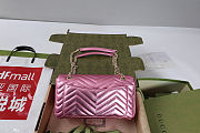 Gucci Marmont medium shoulder bag Bright pink 26x15x7cm - 2