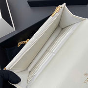 Chanel Woc White Caviar Heart 20x13x3.5cm - 5