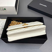 Chanel Woc White Caviar Heart 20x13x3.5cm - 2