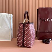 Gucci Emblem bucket bag red 25x25x15cm - 2