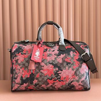 Gucci GG medium duffle bag Pink and red 44x29x25cm
