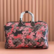 Gucci GG medium duffle bag Pink and red 44x29x25cm - 3