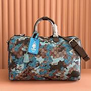 Gucci GG medium duffle bag blue 44x29x25cm - 1