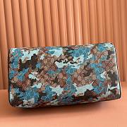 Gucci GG medium duffle bag blue 44x29x25cm - 4