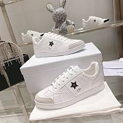 Dior Star Sneaker White Calfskin  - 3