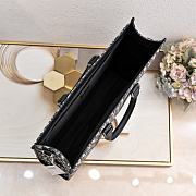 Dior East-West Tote Bag Beige and Black 40.5x35x12cm - 5