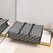 Dior East-West Tote Bag Beige and Black 40.5x35x12cm - 3