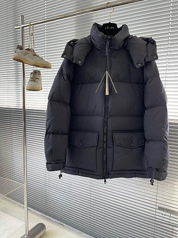 Gucci Down jacket with monogram Black