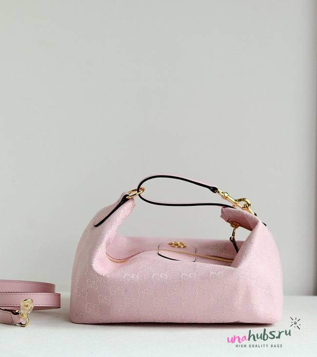 Gucci Vanity medium top handle bag pink 27.5x13x14.5cm - 1