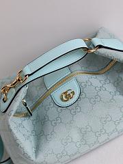 Gucci Vanity medium top handle bag blue 27.5x13x14.5cm - 2