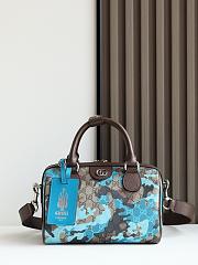Gucci GG small duffle bag blue 25x16x14cm - 1