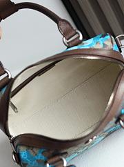 Gucci GG small duffle bag blue 25x16x14cm - 5