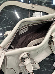 Prada Large leather tote bag white 35x22x11cm - 5