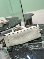 Prada Large leather tote bag white 35x22x11cm - 4