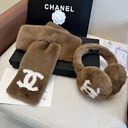 Chanel Earmuffs + Scarf - 2