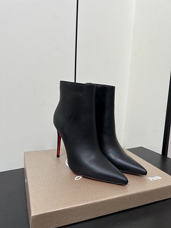 Christian Louboutin Black Short Boot 