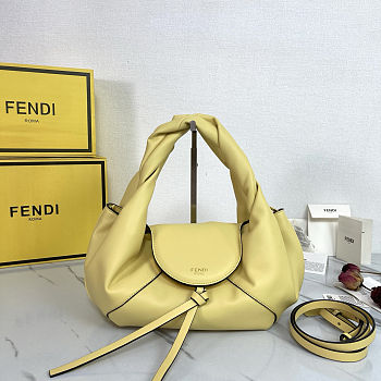 Fendi Spy Small Yellow leather bag 32x18x12cm