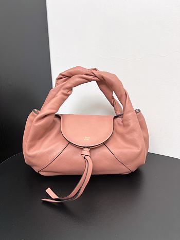 Fendi Spy Small Pink leather bag 32x18x12cm