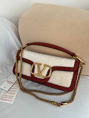Valentino Garavani Locò shearling 27x13x6cm - 4