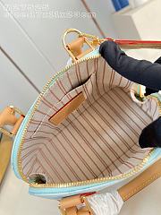 Louis Vuitton Alma BB Blue 23.5x17.5x11.5cm - 2