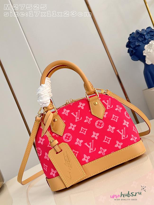 Louis Vuitton Alma BB Pink 23.5x17.5x11.5cm - 1