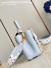 Louis Vuitton Mini Capucines Blue 21x13.6x8cm - 2