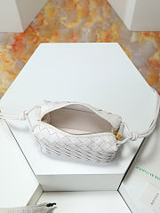 Bottega Veneta Candy Loop in White 17x10x6cm - 2
